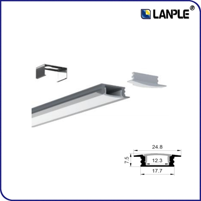 LED lamp with special aluminum groove