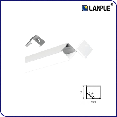 LED lamp with special aluminum groove